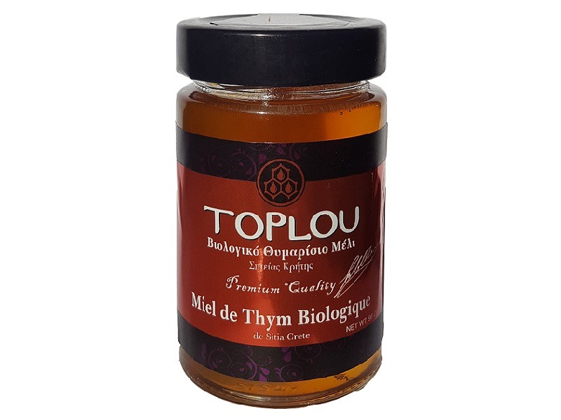 Miel de Thym Bio TOPLOU 500g - Saveurs : 100 pour 100 Crete