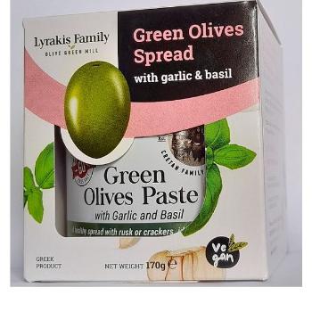 Olivades Olivade Olives Vertes Avec Ail Et Basilic 170 G 1